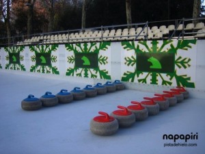 curling pista de hielo